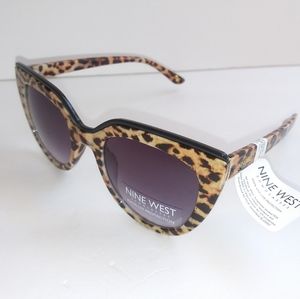 NWT NINE WEST CHEETAH LEOPARD SUNGLASSES